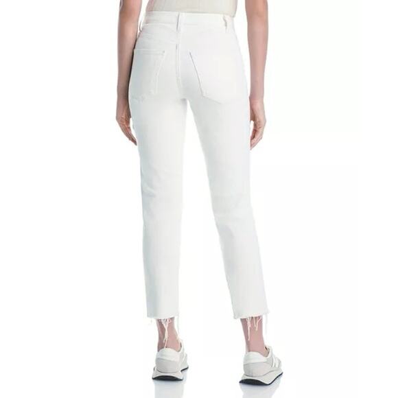 Ramy Brook NWT Langley White High Rise Ankle Jeans size 24 - Picture 3 of 15